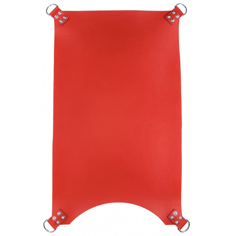 Mr Sling Sling en cuir 4 Points Rouge
